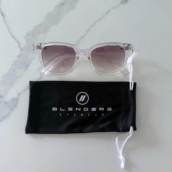 Ray-Ban Transparent Square Unisex Sunglasses Model RB4323 Gradient Lenses - Picture 3 of 12